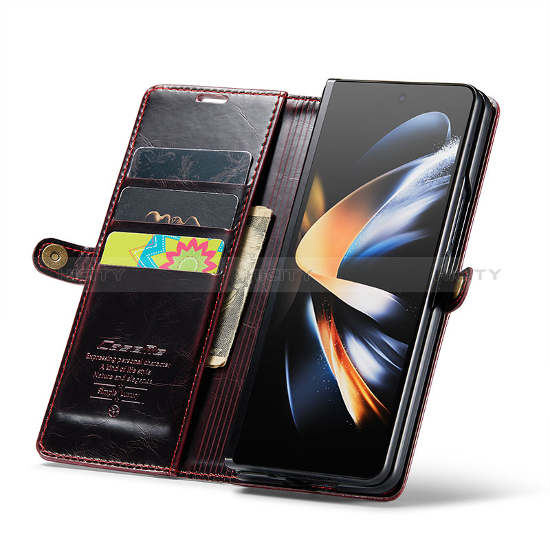 Samsung Galaxy Z Fold3 5G用手帳型 レザーケース スタンド カバー C01S サムスン 