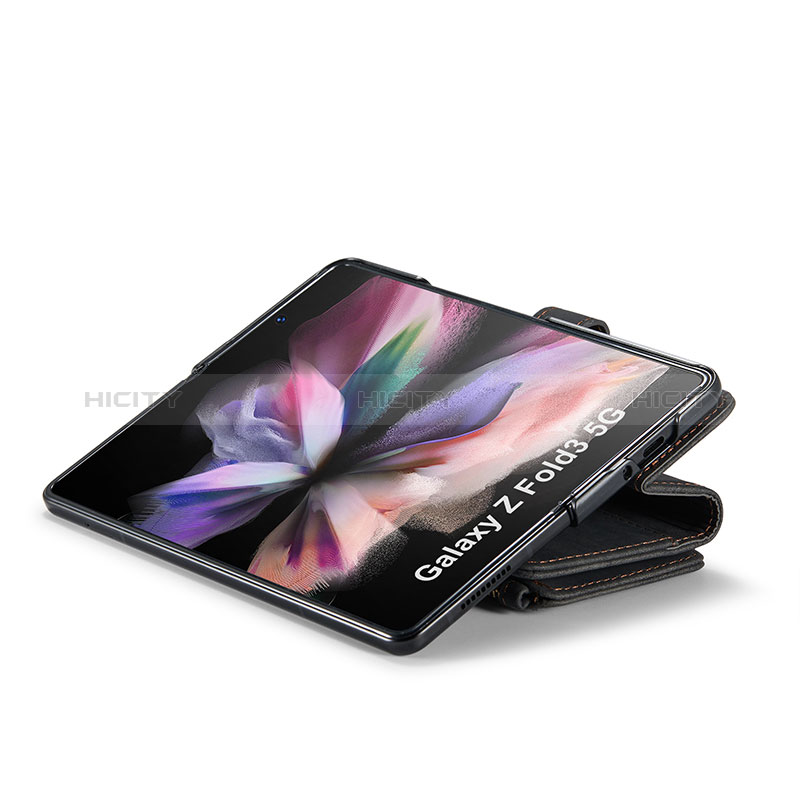 Samsung Galaxy Z Fold3 5G用手帳型 レザーケース スタンド カバー C05S サムスン 