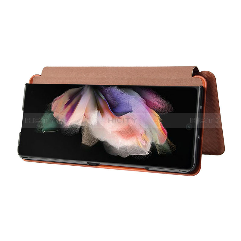 Samsung Galaxy Z Fold3 5G用手帳型 レザーケース スタンド カバー L06Z サムスン 