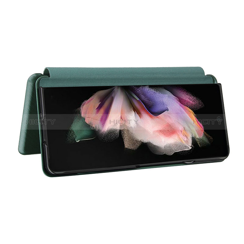 Samsung Galaxy Z Fold3 5G用手帳型 レザーケース スタンド カバー L02Z サムスン 