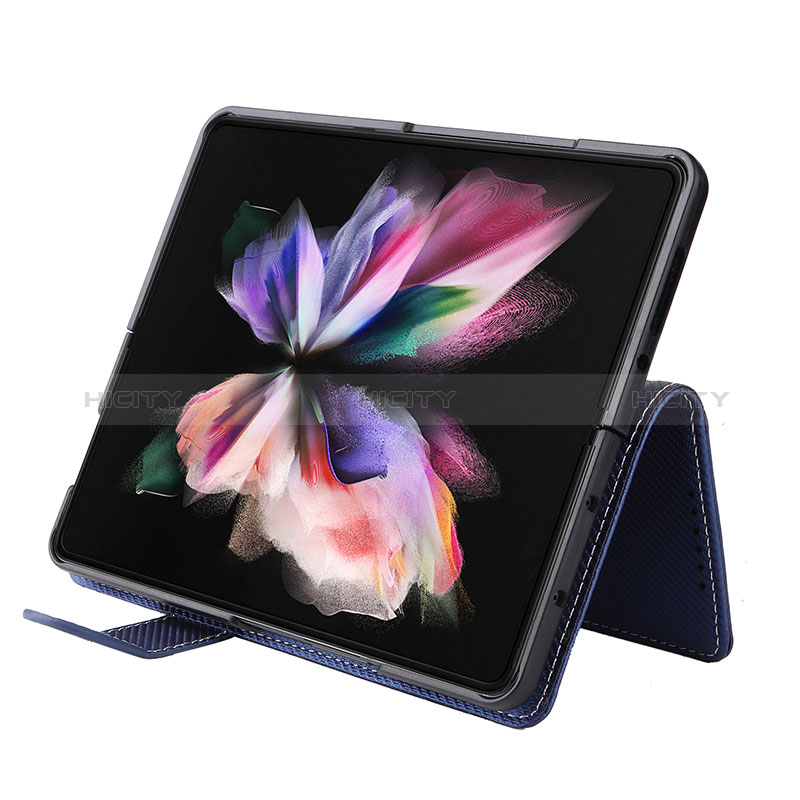 Samsung Galaxy Z Fold3 5G用手帳型 レザーケース スタンド カバー L17Z サムスン 