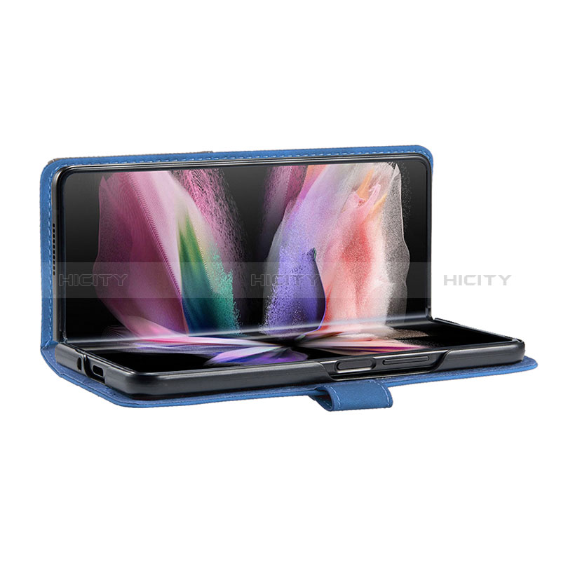 Samsung Galaxy Z Fold3 5G用手帳型 レザーケース スタンド カバー B08F サムスン 