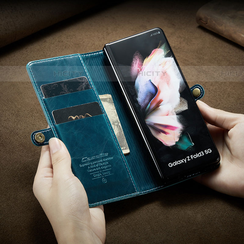 Samsung Galaxy Z Fold4 5G用手帳型 レザーケース スタンド カバー CS3 サムスン 