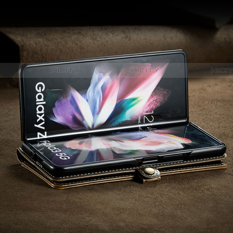 Samsung Galaxy Z Fold4 5G用手帳型 レザーケース スタンド カバー CS3 サムスン 