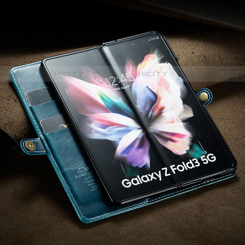 Samsung Galaxy Z Fold4 5G用手帳型 レザーケース スタンド カバー CS3 サムスン 