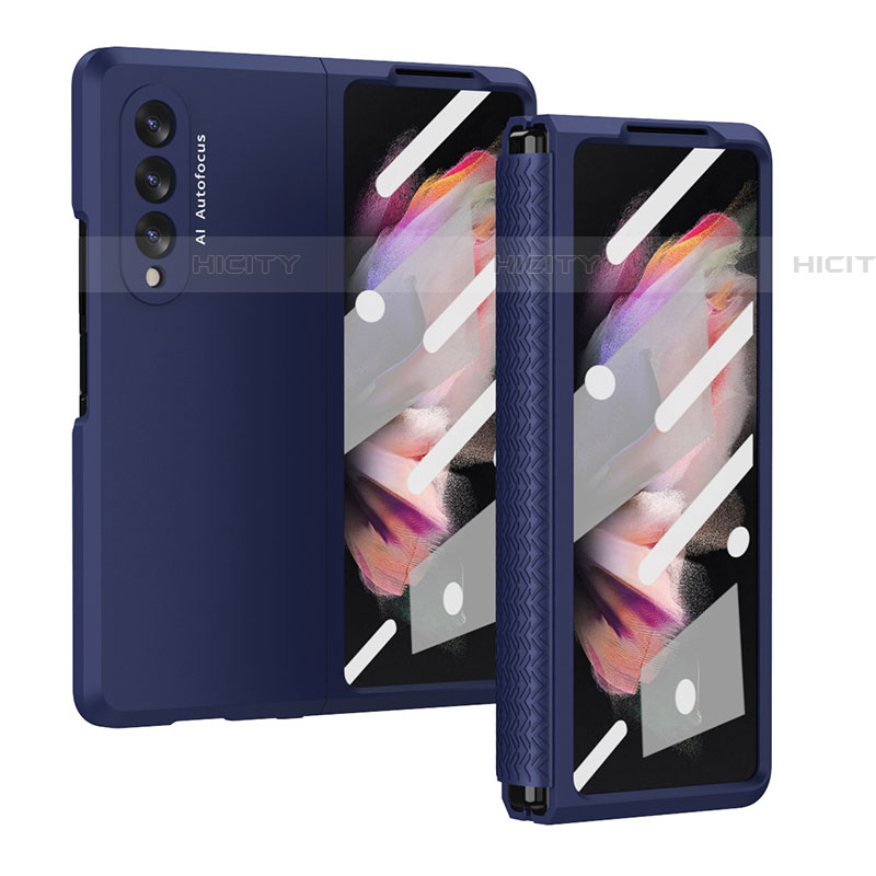 Samsung Galaxy Z Fold4 5G用ハードケース プラスチック 質感もマット カバー R02 サムスン 