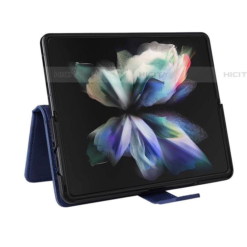 Samsung Galaxy Z Fold4 5G用手帳型 レザーケース スタンド カバー BY2 サムスン 