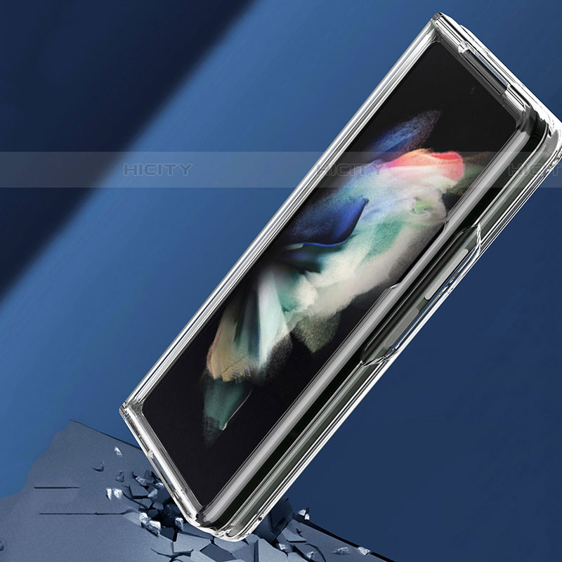 Samsung Galaxy Z Fold4 5G用ハードカバー クリスタル 透明 H03 サムスン 