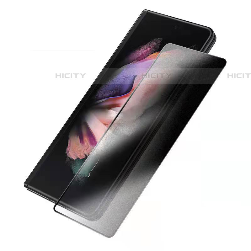 Samsung Galaxy Z Fold4 5G用反スパイ 強化ガラス 液晶保護フィルム S01 サムスン クリア