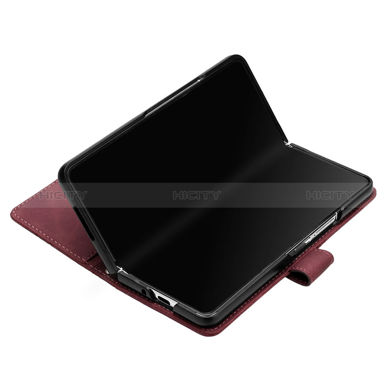 Samsung Galaxy Z Fold5 5G用手帳型 レザーケース スタンド カバー Y01B サムスン 