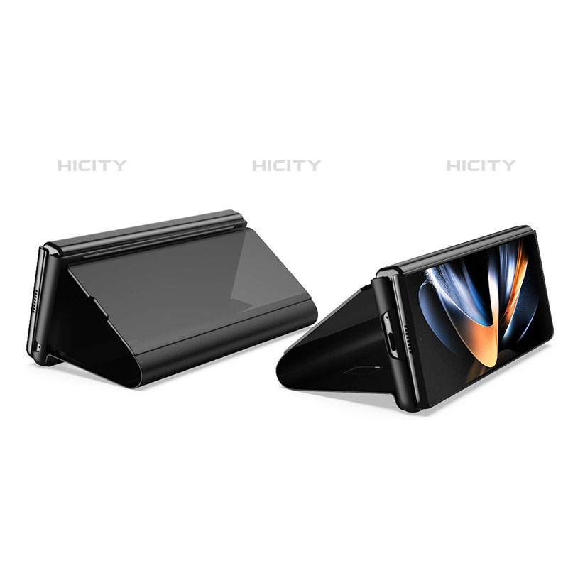 Samsung Galaxy Z Fold5 5G用手帳型 レザーケース スタンド 鏡面 カバー サムスン 