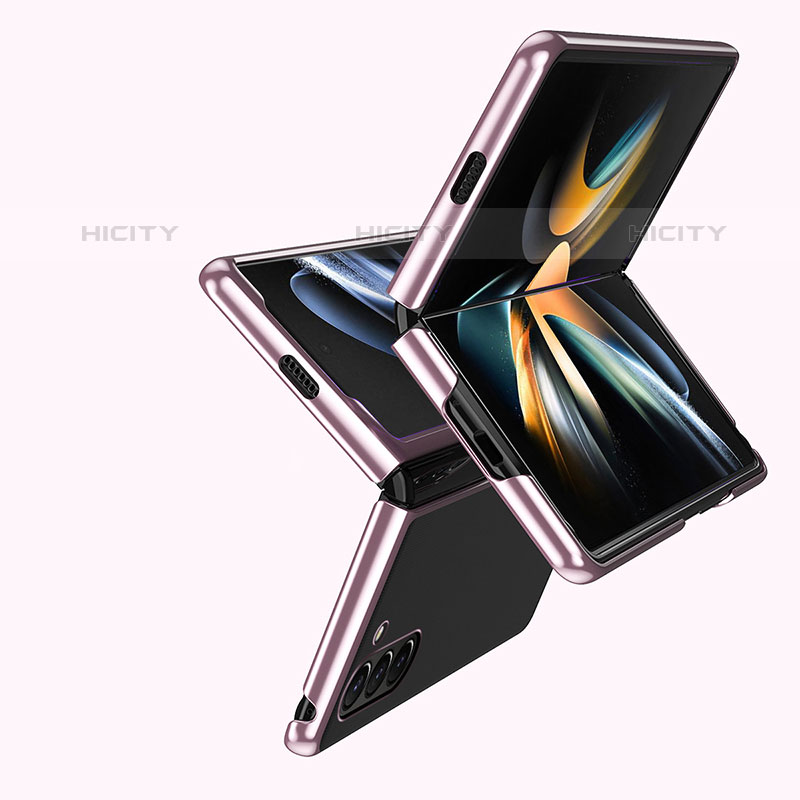 Samsung Galaxy Z Fold5 5G用ハードケース プラスチック 質感もマット 前面と背面 360度 フルカバー QH2 サムスン 