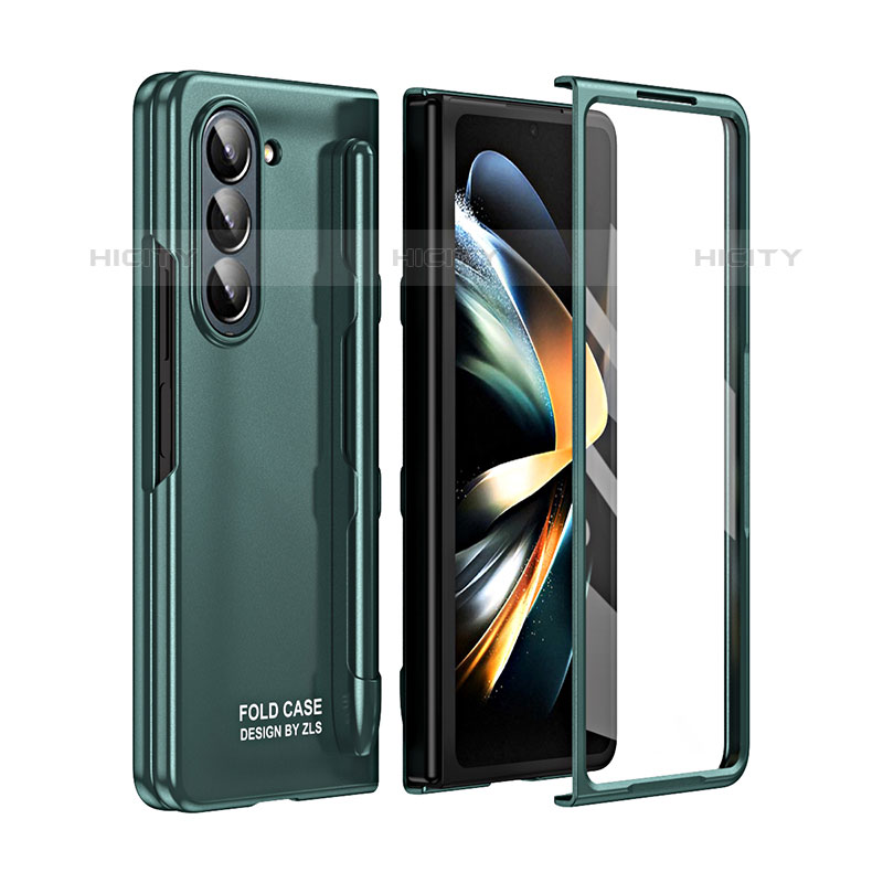 Samsung Galaxy Z Fold5 5G用ハードケース プラスチック 質感もマット 前面と背面 360度 フルカバー ZL1 サムスン 