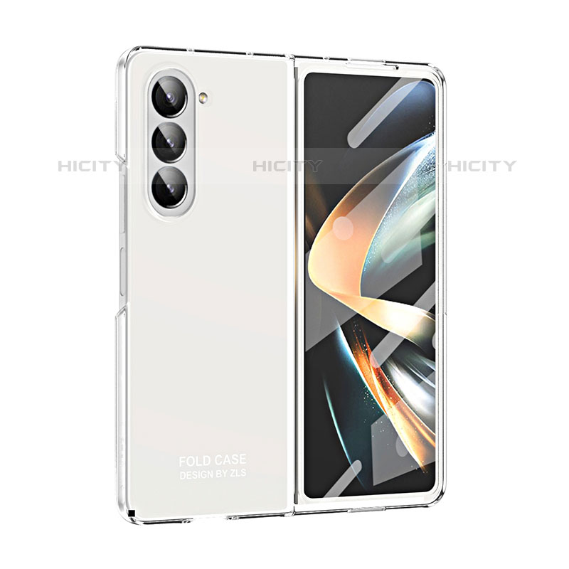 Samsung Galaxy Z Fold5 5G用ハードケース プラスチック 質感もマット 前面と背面 360度 フルカバー ZL3 サムスン 