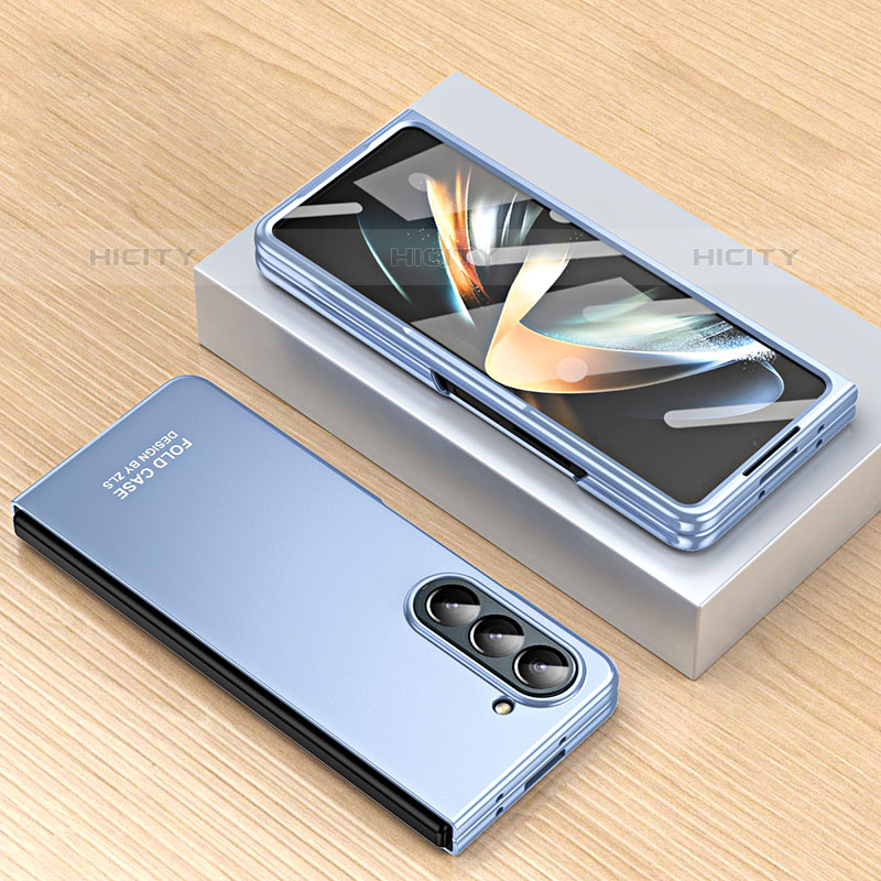 Samsung Galaxy Z Fold5 5G用ハードケース プラスチック 質感もマット 前面と背面 360度 フルカバー ZL3 サムスン 