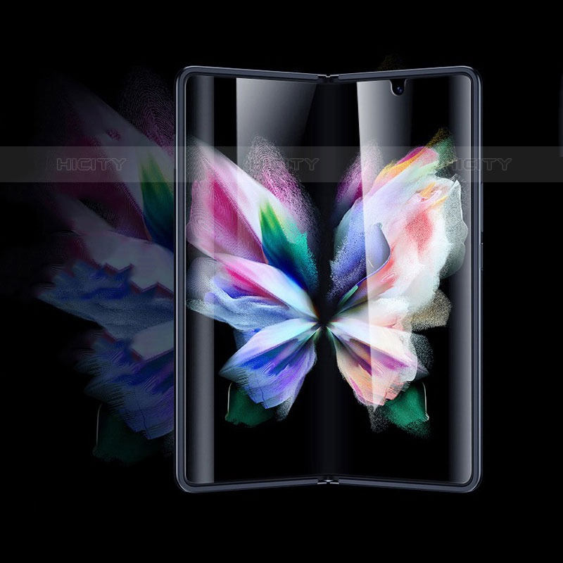 Samsung Galaxy Z Fold5 5G用高光沢 液晶保護フィルム フルカバレッジ画面 F01 サムスン クリア