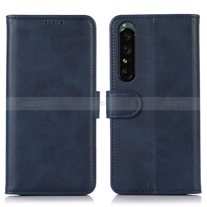 Sony Xperia 1 IV用手帳型 レザーケース スタンド カバー N08P ソニー 