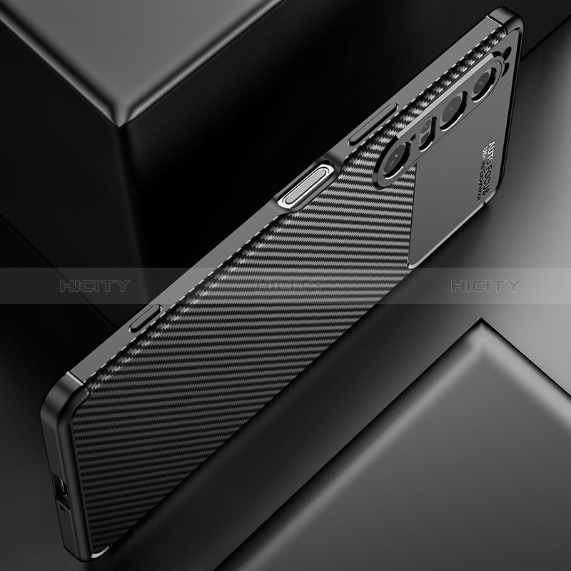 Sony Xperia 1 IV SO-51C用シリコンケース ソフトタッチラバー ツイル カバー ソニー 