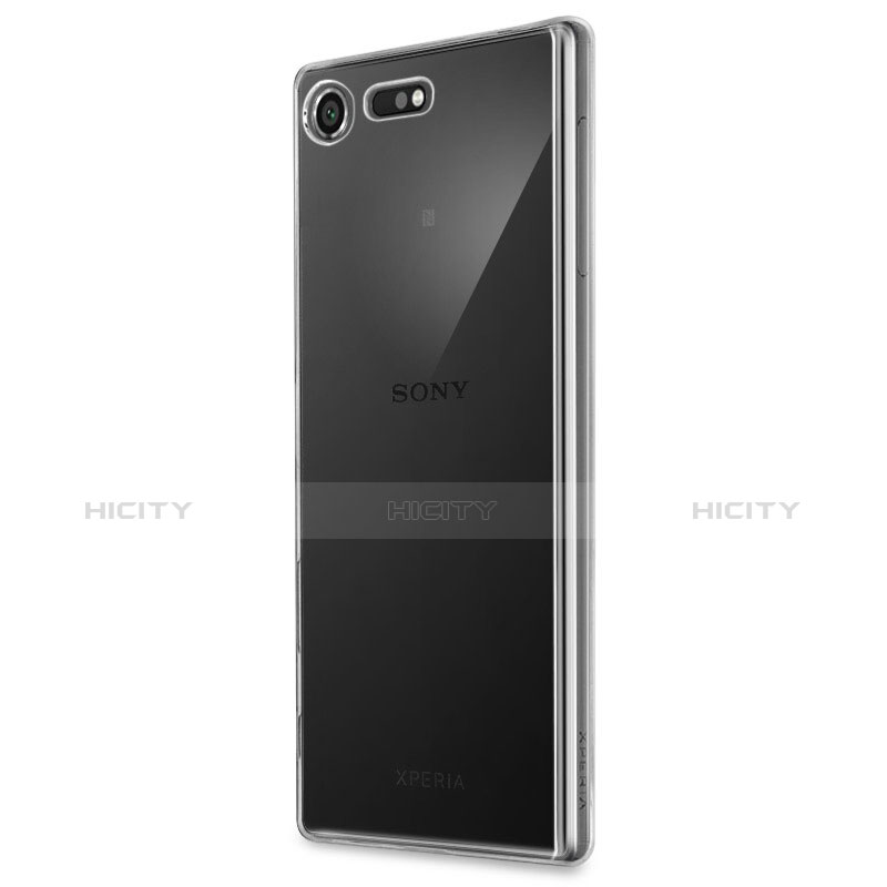 Sony Xperia XZ Premium用極薄ソフトケース シリコンケース 耐衝撃 全面保護 クリア透明 T02 ソニー クリア