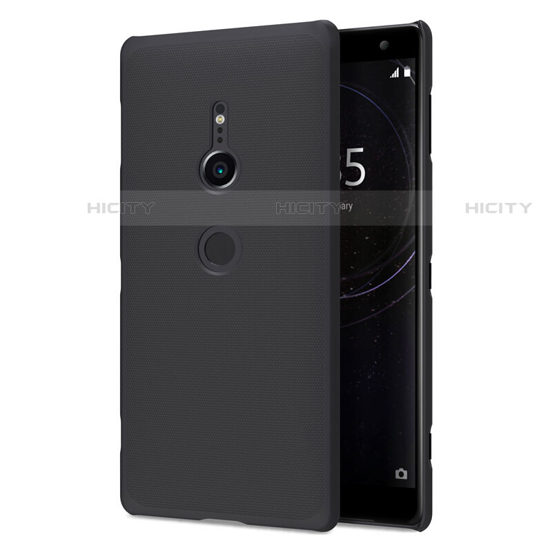 Sony Xperia XZ2用ハードケース プラスチック 質感もマット M02 ソニー ブラック