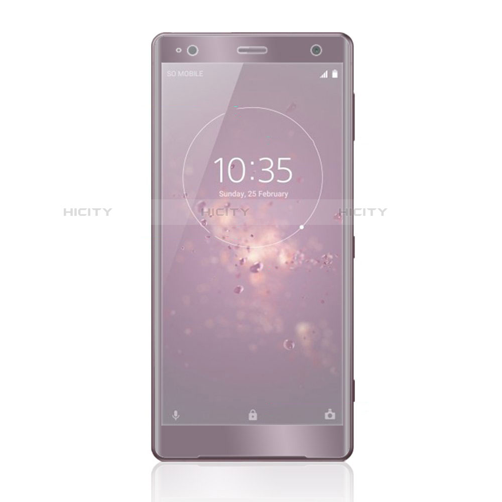 Sony Xperia XZ2 Premium用強化ガラス フル液晶保護フィルム F03 ソニー ローズゴールド