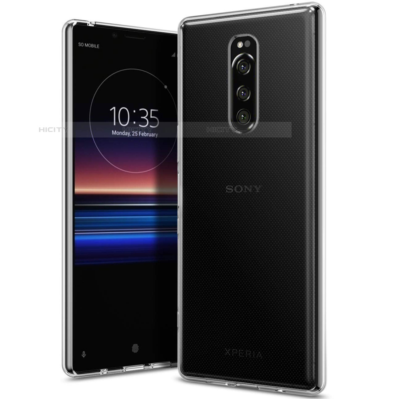 Sony Xperia XZ4用極薄ソフトケース シリコンケース 耐衝撃 全面保護 クリア透明 カバー ソニー クリア