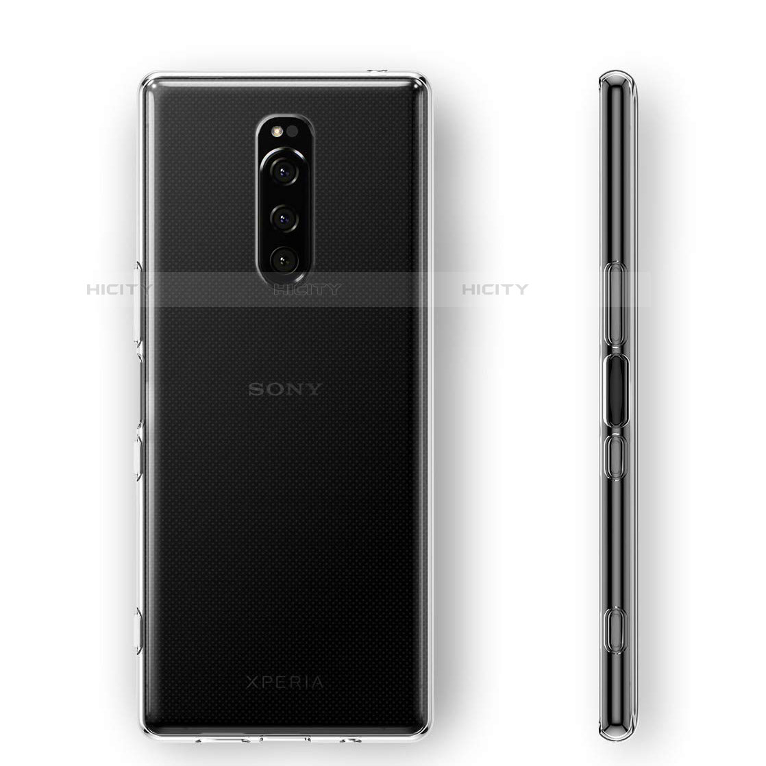 Sony Xperia XZ4用極薄ソフトケース シリコンケース 耐衝撃 全面保護 クリア透明 カバー ソニー クリア