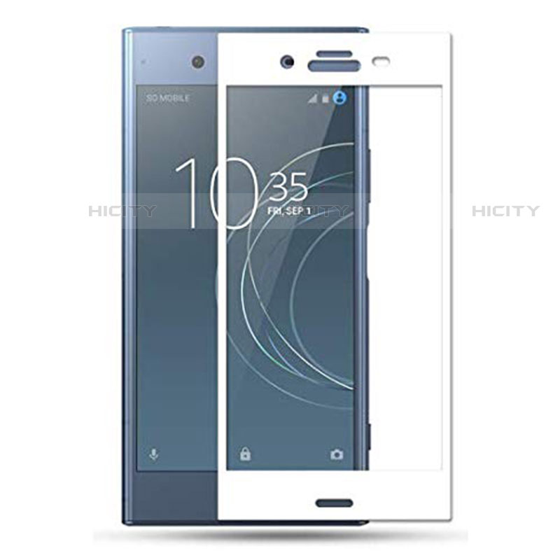 Sony Xperia XZ4用強化ガラス フル液晶保護フィルム F03 ソニー ホワイト