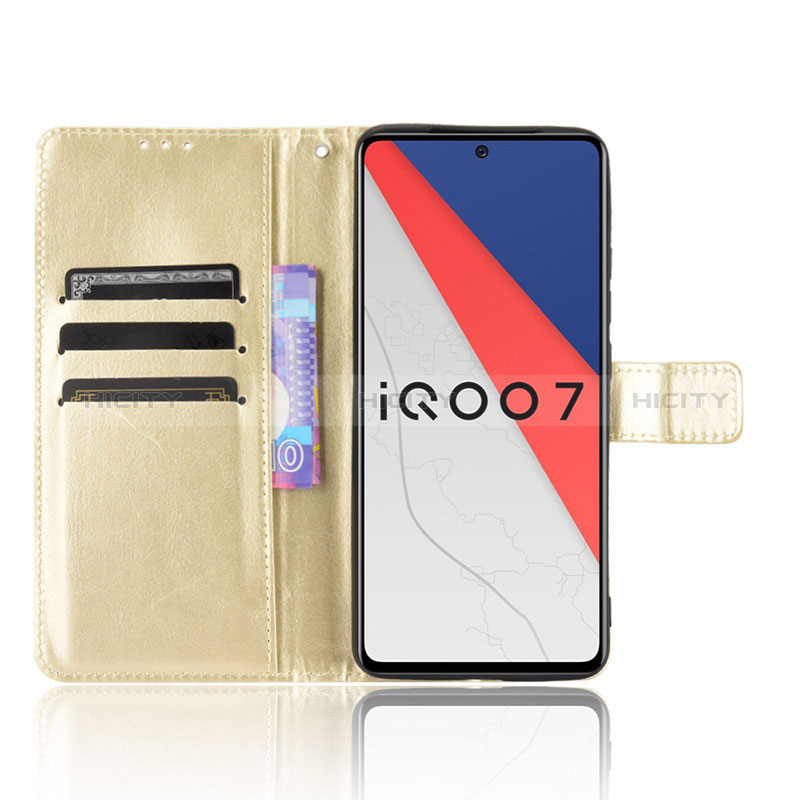 Vivo iQOO 7 5G用手帳型 レザーケース スタンド カバー BY5 Vivo 