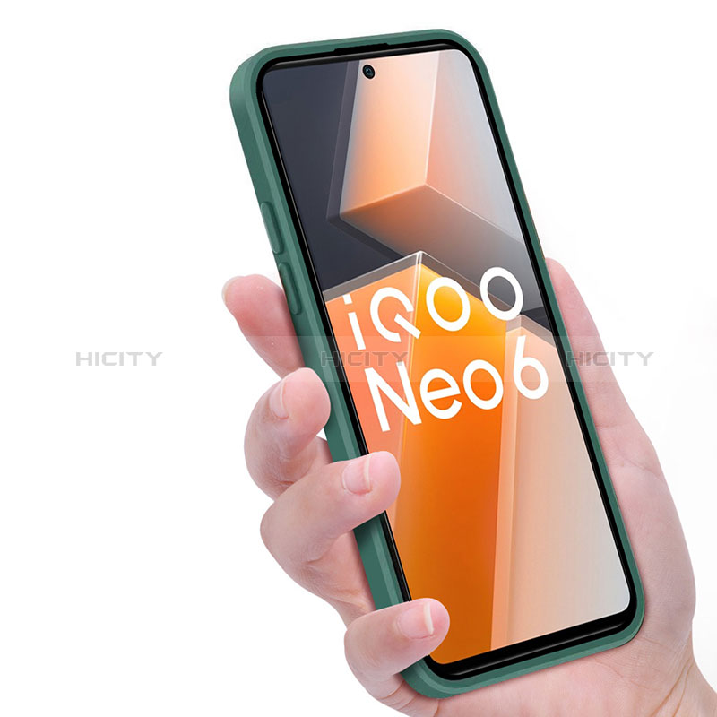 Vivo iQOO Neo6 5G用360度 フルカバー極薄ソフトケース シリコンケース 耐衝撃 全面保護 バンパー YK4 Vivo 