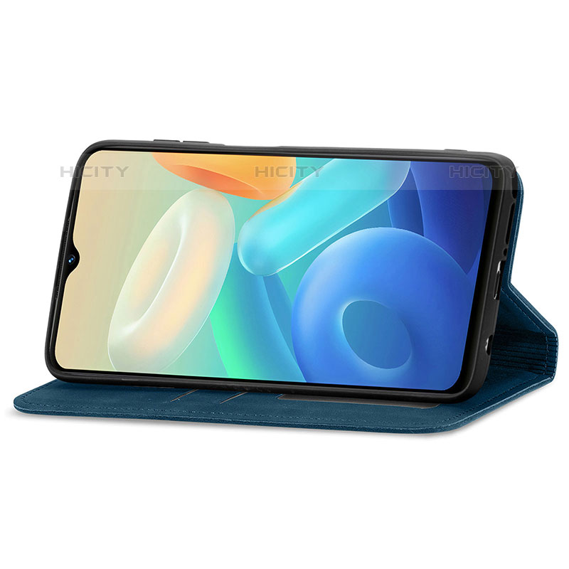 Vivo iQOO Z6 5G用手帳型 レザーケース スタンド カバー S04D Vivo 