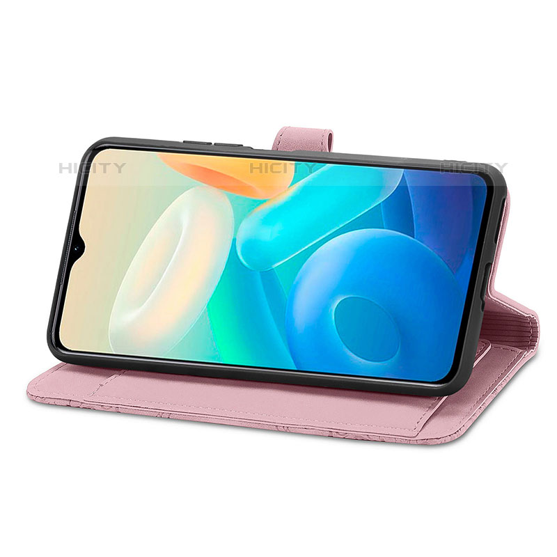 Vivo iQOO Z6 Lite 5G用手帳型 レザーケース スタンド カバー S06D Vivo 