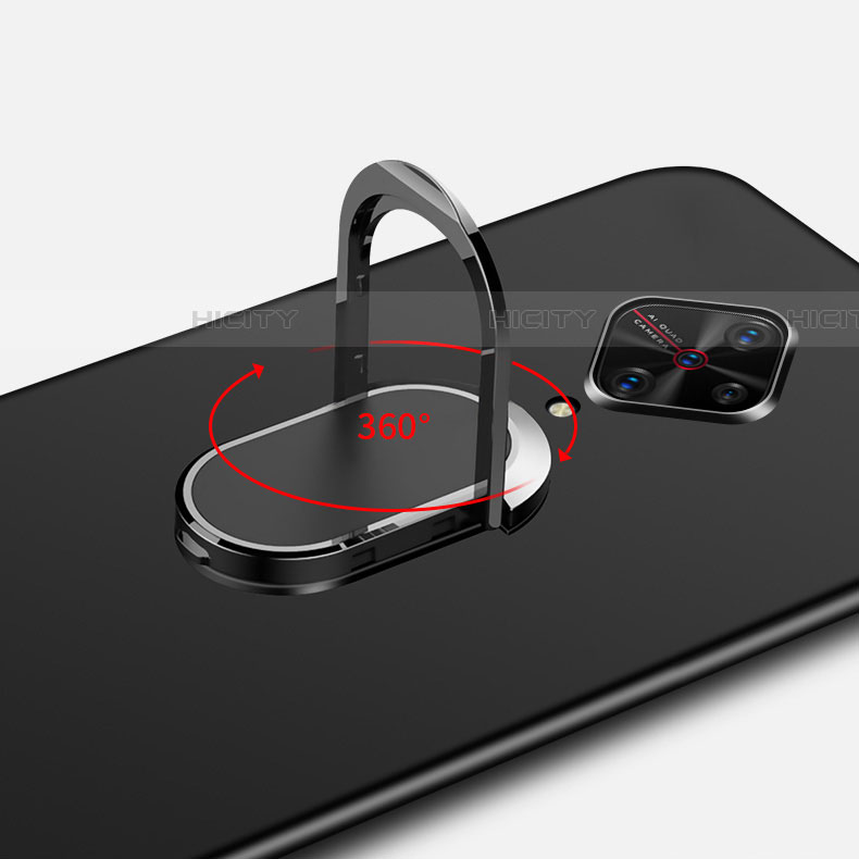Vivo S1 Pro用ハードケース プラスチック 質感もマット アンド指輪 マグネット式 A01 Vivo 