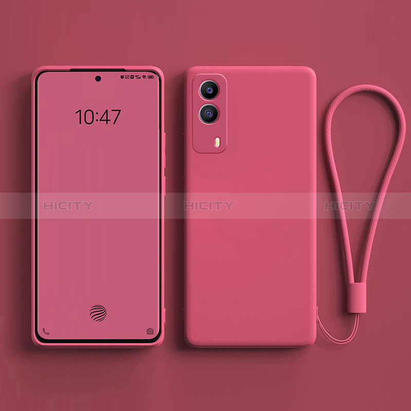 Vivo T1x 5G用360度 フルカバー極薄ソフトケース シリコンケース 耐衝撃 全面保護 バンパー YK2 Vivo 