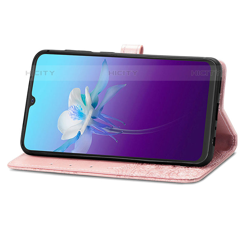 Vivo V20 (2021)用手帳型 レザーケース スタンド パターン カバー Vivo 