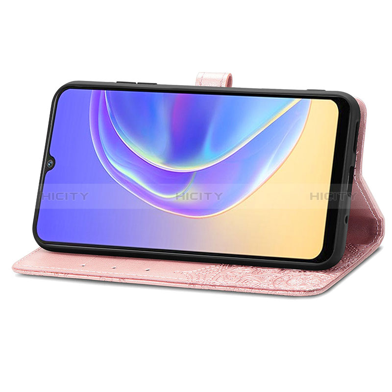 Vivo V21e 4G用手帳型 レザーケース スタンド パターン カバー Vivo 