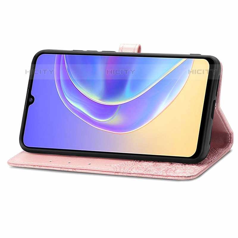 Vivo V21e 5G用手帳型 レザーケース スタンド パターン カバー Vivo 