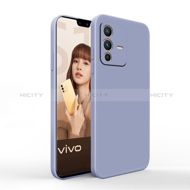 Vivo V23 5G用360度 フルカバー極薄ソフトケース シリコンケース 耐衝撃 全面保護 バンパー YK4 Vivo 