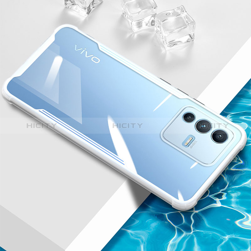 Vivo V23 5G用極薄ソフトケース シリコンケース 耐衝撃 全面保護 クリア透明 BH1 Vivo 