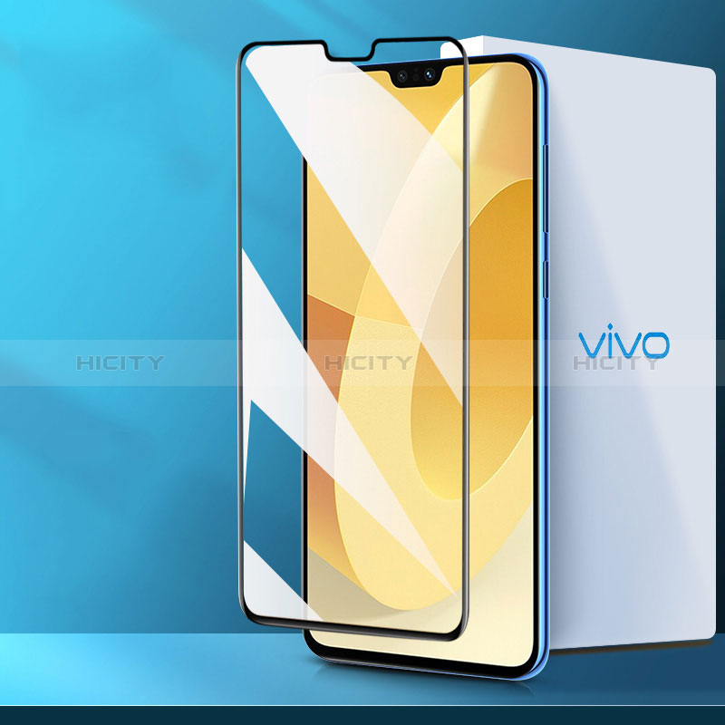 Vivo V23 5G用強化ガラス フル液晶保護フィルム Vivo ブラック