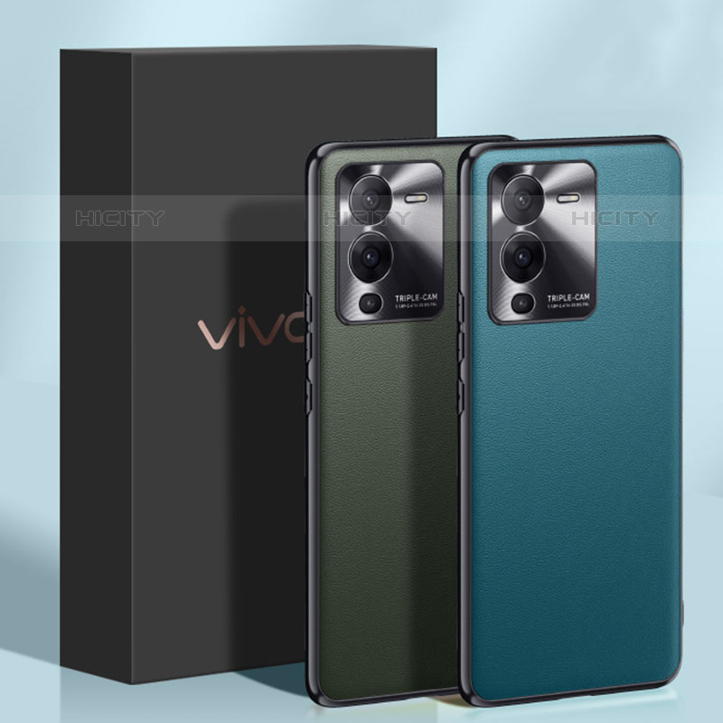 Vivo V25 Pro 5G用ケース 高級感 手触り良いレザー柄 QK1 Vivo 