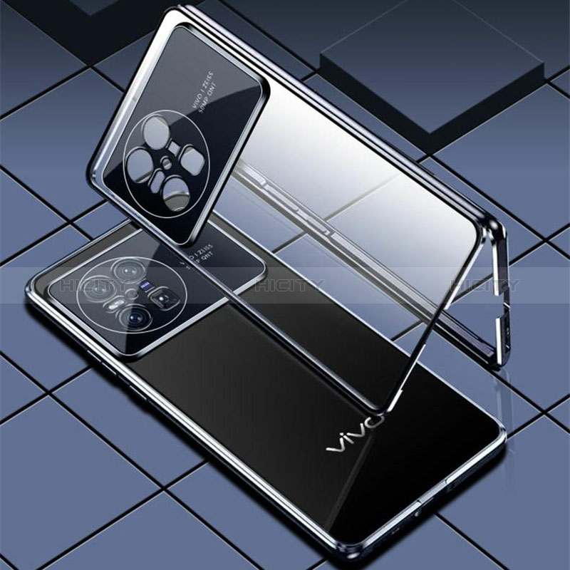 Vivo X Note用ケース 高級感 手触り良い アルミメタル 製の金属製 360度 フルカバーバンパー 鏡面 カバー Vivo 