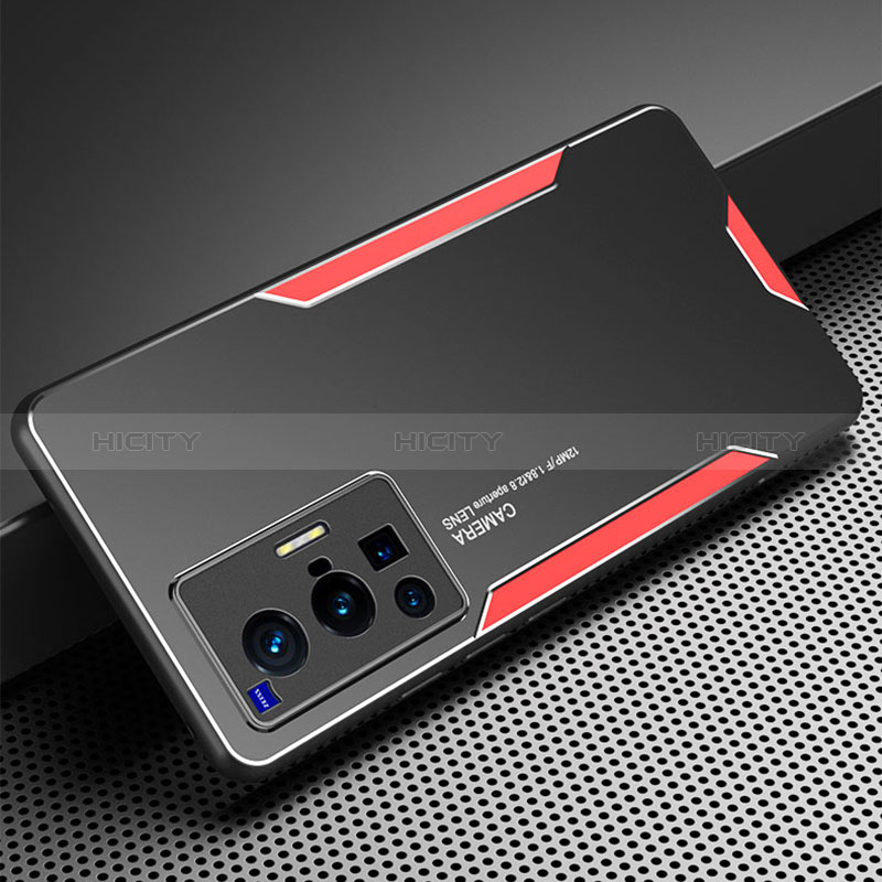 Vivo X70 Pro+ Plus 5G用ケース 高級感 手触り良い アルミメタル 製の金属製 兼シリコン カバー PB1 Vivo 