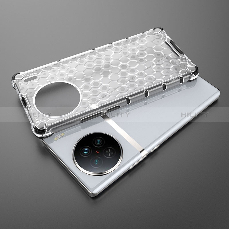 Vivo X90 5G用360度 フルカバー ハイブリットバンパーケース クリア透明 プラスチック カバー AM3 Vivo 