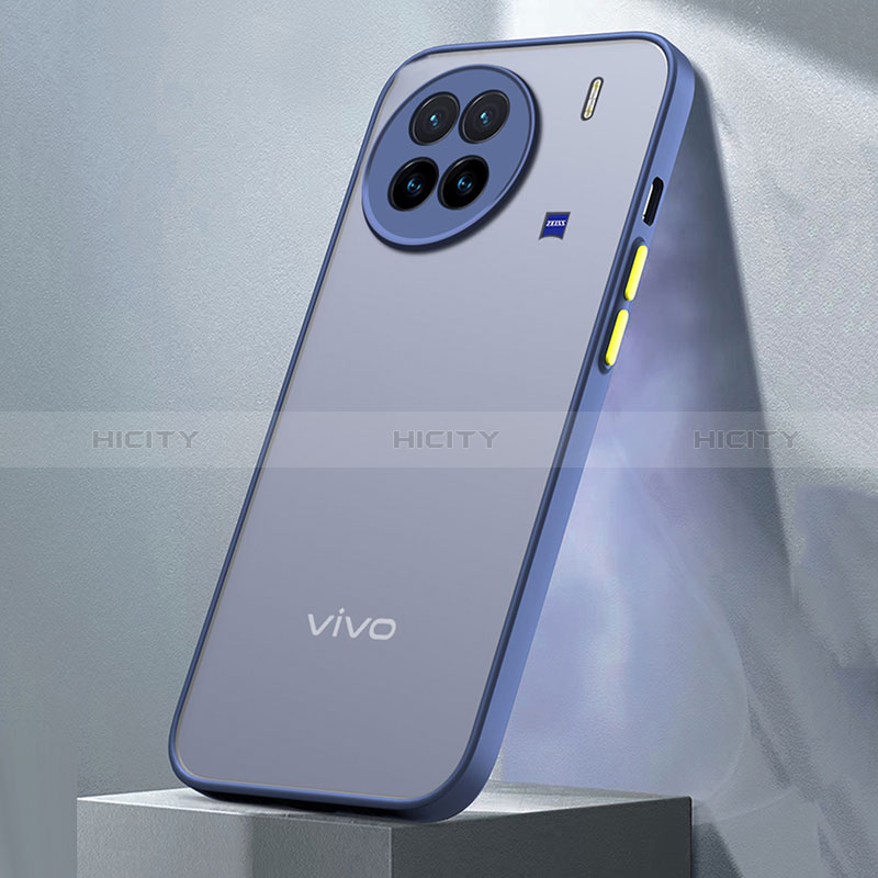 Vivo X90 Pro 5G用ハイブリットバンパーケース クリア透明 プラスチック カバー Vivo 