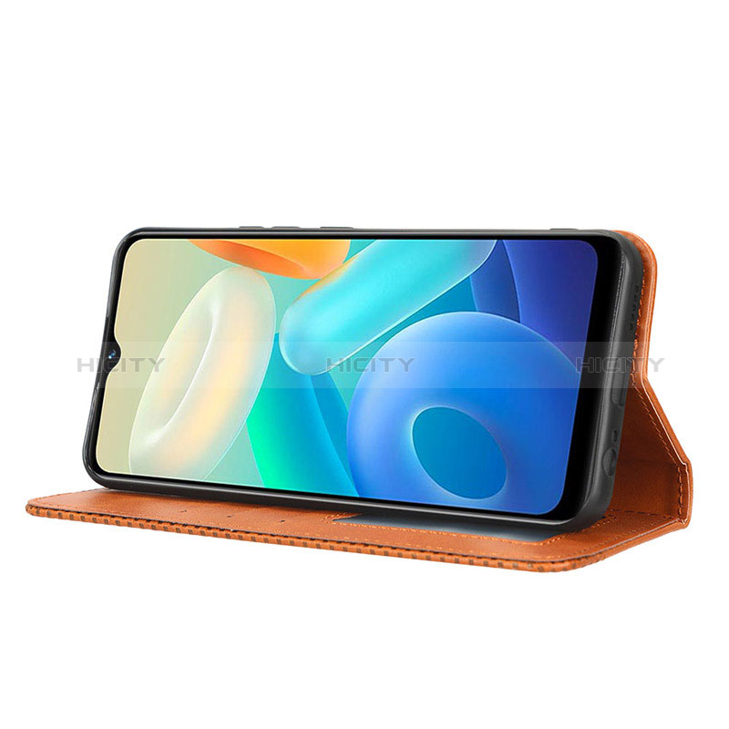 Vivo Y02S用手帳型 レザーケース スタンド カバー BY4 Vivo 