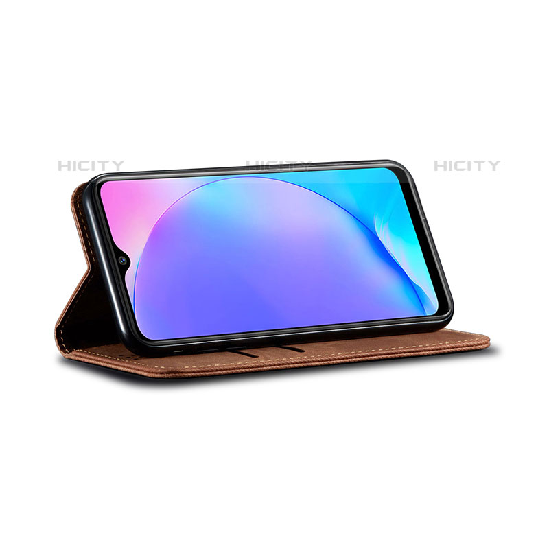 Vivo Y12用手帳型 布 スタンド B01S Vivo 