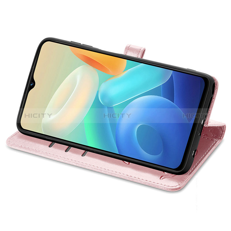 Vivo Y30 5G用手帳型 レザーケース スタンド パターン カバー S03D Vivo 