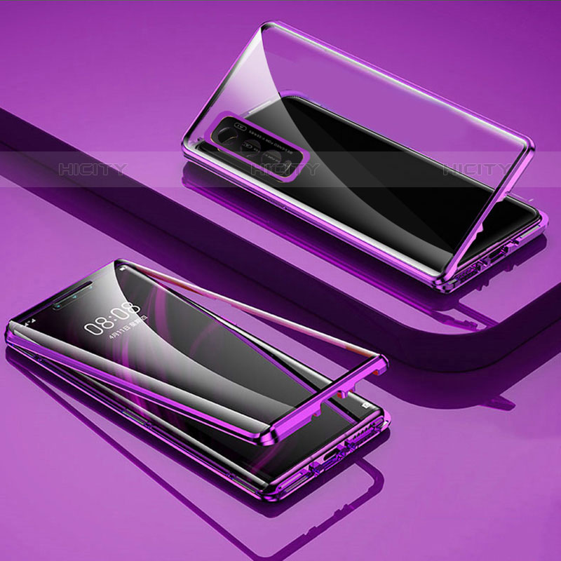 Vivo Y50t用ケース 高級感 手触り良い アルミメタル 製の金属製 360度 フルカバーバンパー 鏡面 カバー Vivo 