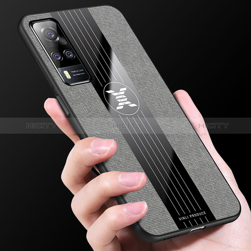 Vivo Y53s NFC用極薄ソフトケース シリコンケース 耐衝撃 全面保護 X01L Vivo 